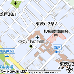 北海道札幌市北区東茨戸２条周辺の地図