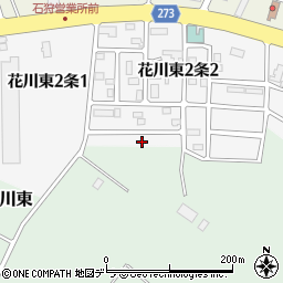 北海道石狩市花川東２条2丁目119周辺の地図