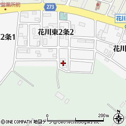 北海道石狩市花川東２条2丁目127周辺の地図