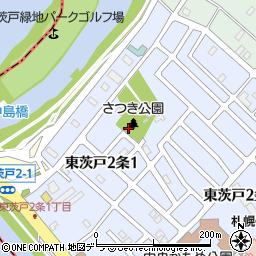 茨戸さつき公園周辺の地図