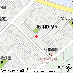 北陵高校教員住宅周辺の地図