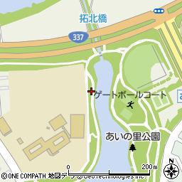北海道札幌市北区あいの里４条周辺の地図