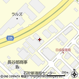 白洋舎北海道リネンサプライ株式会社　本社・工場周辺の地図