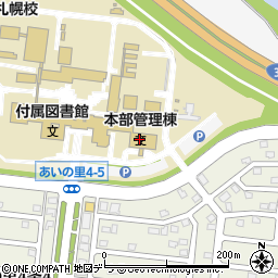 北海道教育大学　札幌校周辺の地図
