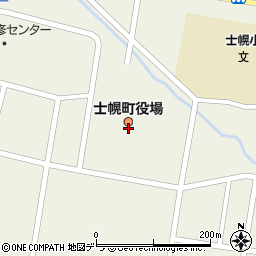 北海道河東郡士幌町周辺の地図