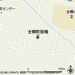 北海道河東郡士幌町周辺の地図