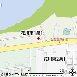 花畔札幌線周辺の地図