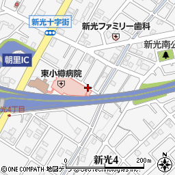 北海道小樽市新光周辺の地図