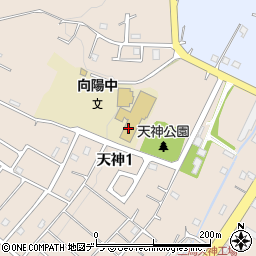 小樽市立向陽中学校周辺の地図