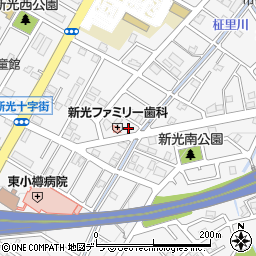 読売新聞　サービスセンター　読売センター朝里周辺の地図