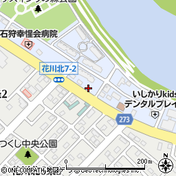 北海道石狩市花川北７条2丁目32周辺の地図