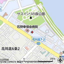 北海道石狩市花川北７条2丁目20周辺の地図