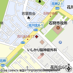 北海道信用金庫石狩支店周辺の地図