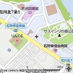 北海道石狩市花川北７条2丁目10周辺の地図