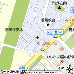 北海道石狩市花畔２条1丁目219周辺の地図