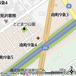 株式会社エネサンス北海道　岩見沢支店周辺の地図