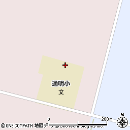 鹿追町役場保育所　通明保育所周辺の地図