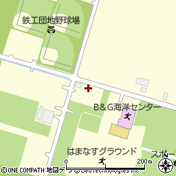 石狩市Ｂ＆Ｇ海洋センター周辺の地図