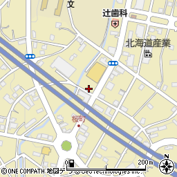 ラルズマート桜町店駐車場周辺の地図