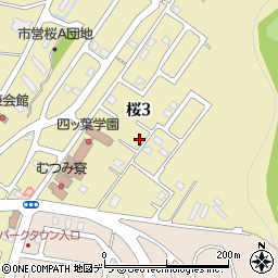 北海道警察職員公宅５２７号周辺の地図