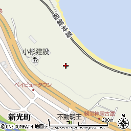 北海道小樽市朝里4丁目周辺の地図