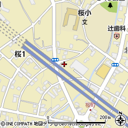 株式会社富士薬品　小樽営業所周辺の地図
