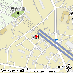 北海道小樽市桜1丁目23-8周辺の地図