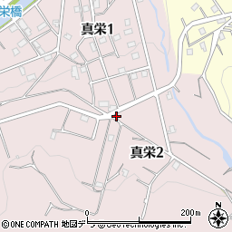 北海道小樽市真栄周辺の地図