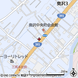 ローソン小樽奥沢店周辺の地図