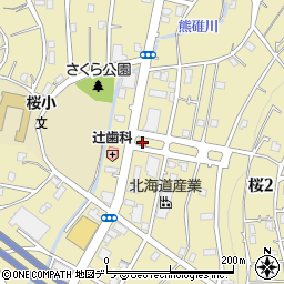 小樽警察署桜交番周辺の地図