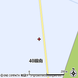 北海道石狩郡新篠津村第４０線南41周辺の地図