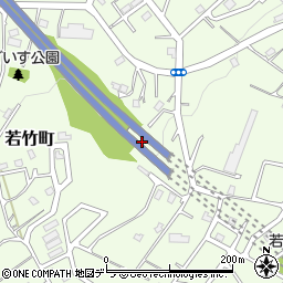 北海道小樽市若竹町26周辺の地図