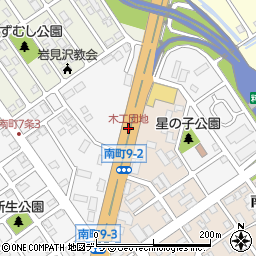 木工団地周辺の地図