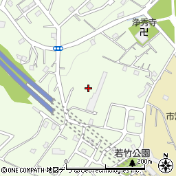 北海道小樽市若竹町22周辺の地図