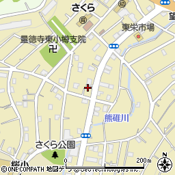 中川理容店周辺の地図