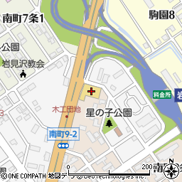 北海道マツダ岩見沢店周辺の地図