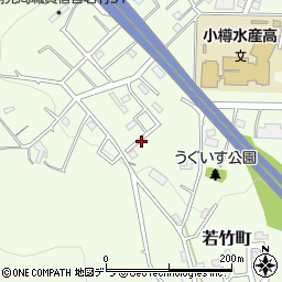 北海道小樽市若竹町29周辺の地図