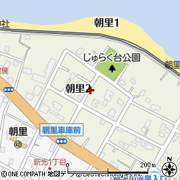 北海道小樽市朝里2丁目周辺の地図