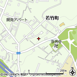 北海道小樽市若竹町18周辺の地図