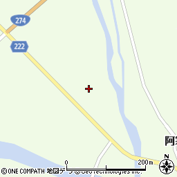 北海道釧路市阿寒町布伏内２２線北51周辺の地図