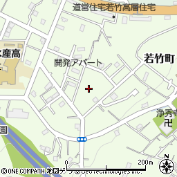 北海道小樽市若竹町16周辺の地図