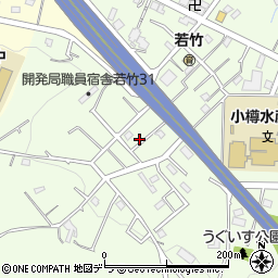 北海道小樽市若竹町30周辺の地図