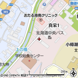 ニセコバス株式会社小樽営業所周辺の地図