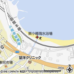 北海道小樽市船浜町周辺の地図