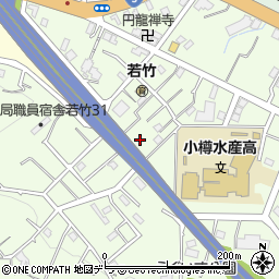 北海道小樽市若竹町5周辺の地図
