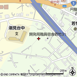 北海道小樽市若竹町31周辺の地図