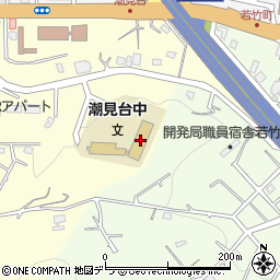 小樽市立潮見台中学校周辺の地図