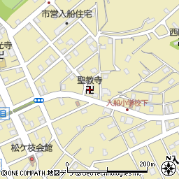 智龍山聖教寺周辺の地図