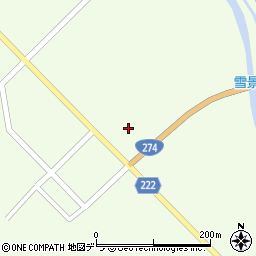 北海道釧路市阿寒町布伏内２２線北53周辺の地図