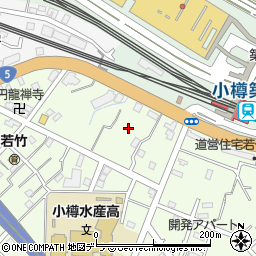 北海道小樽市若竹町7周辺の地図